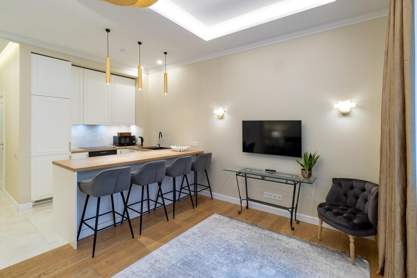 Luxury Central Apartment In Putvinskio Street Kaunas Eksteriør billede